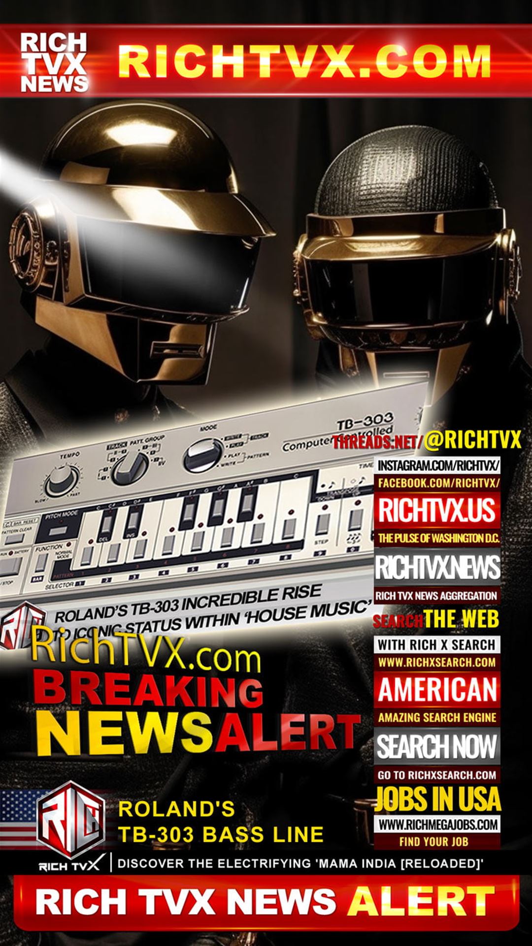 La TB-303 di Roland: Scopri l'Elettrizzante 'Mama India [Reloaded]
