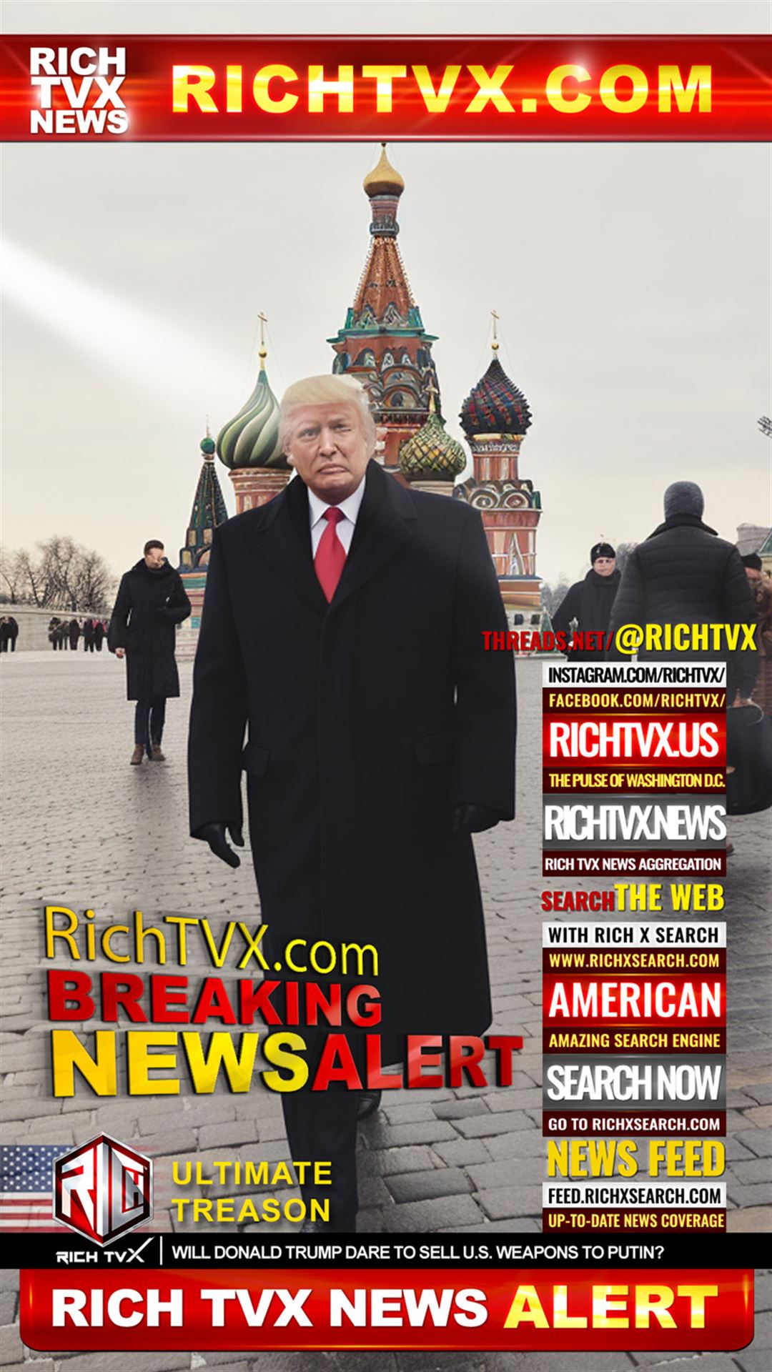 Ultimate Treason: Will Donald Trump Dare to Sell U.S. Weapons to Putin?