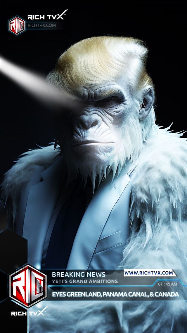 Yeti's Grand Ambitions - Eyes Greenland, Panama Canal, and Canada
