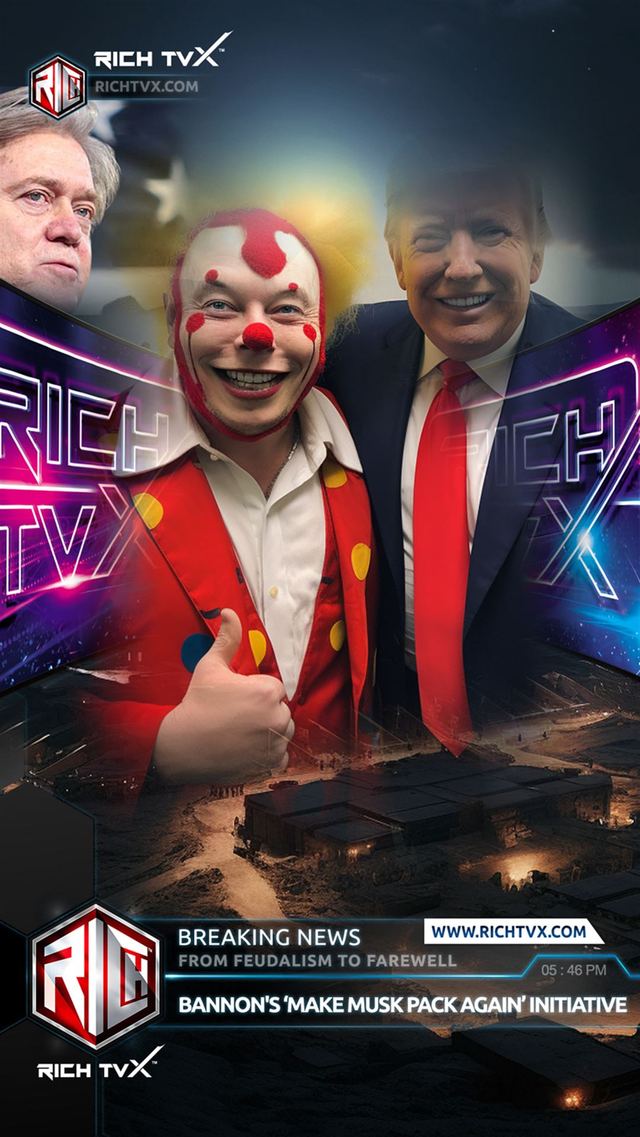 Steve Bannon and Donald Trump Turn on Fake Tech Overlord Elon Musk