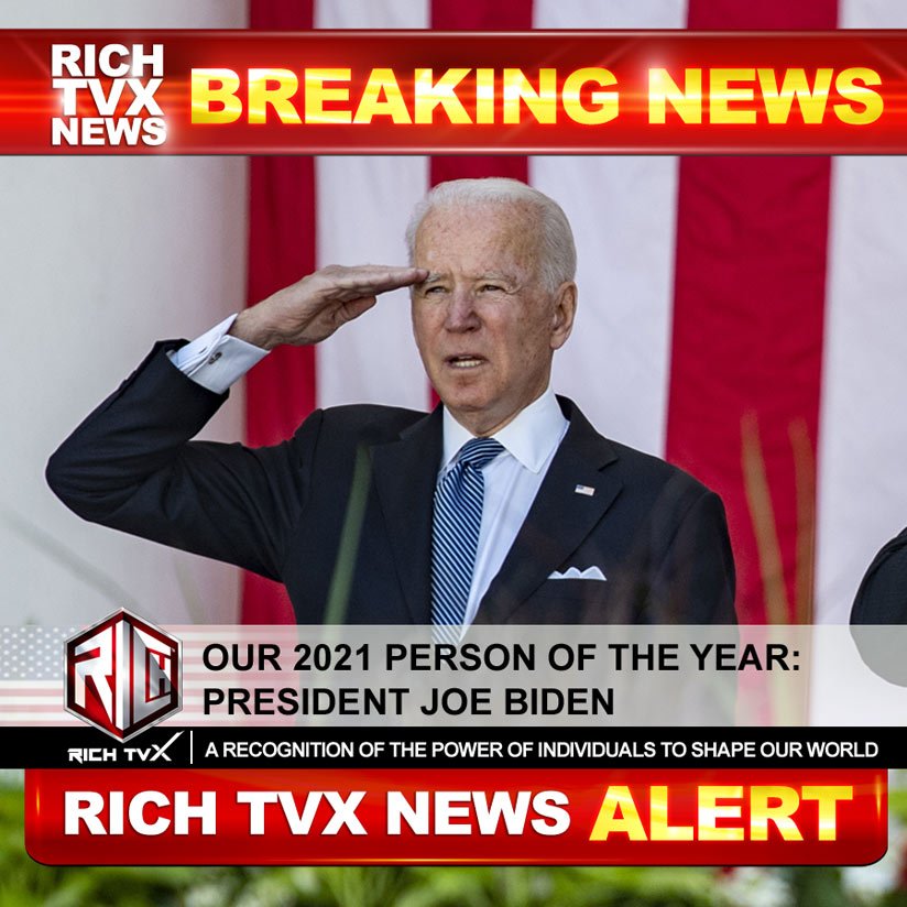 Rich TVX News Network names President Joe Biden Person of the Year