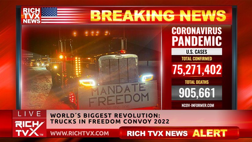 World´s Biggest Revolution: Trucks In Freedom Convoy
