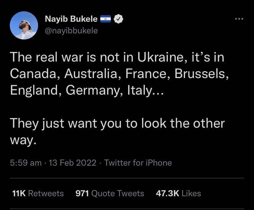 What Does Nayib Bukele Want To Tell You?