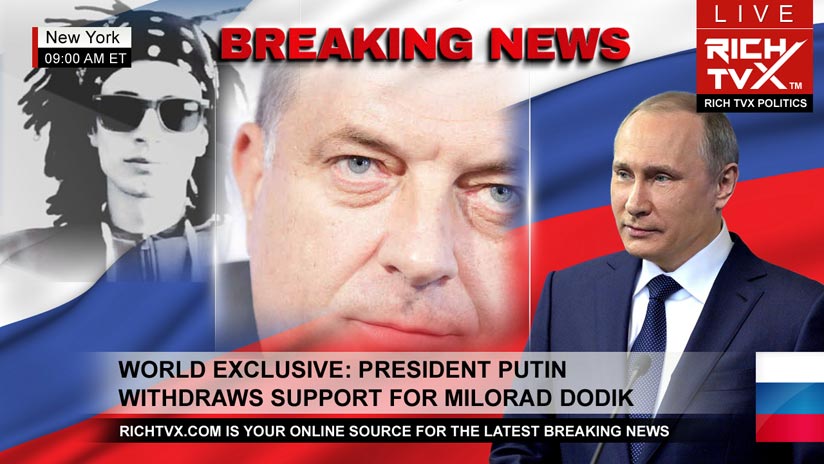 President Putin Withdraws Support for Milorad Dodik