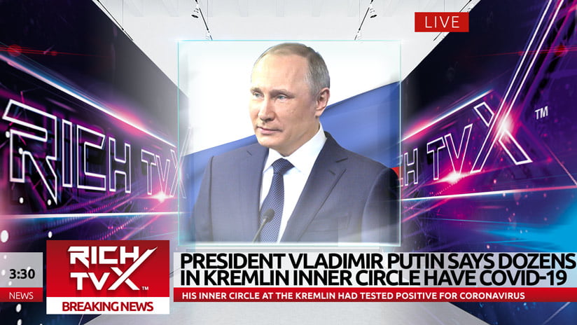 President Vladimir Putin Says Dozens in Kremlin Inner Circle Have Covid-19