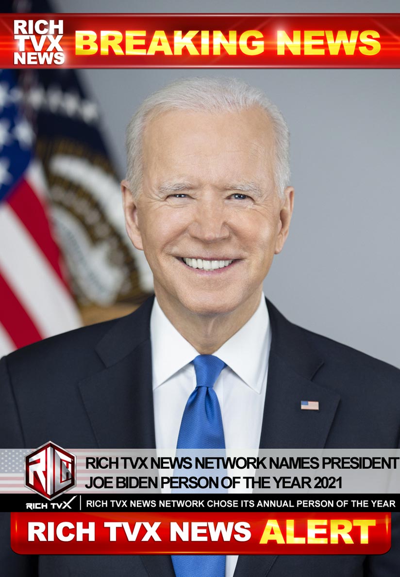 Rich TVX News Network names President Joe Biden Person of the Year 2021