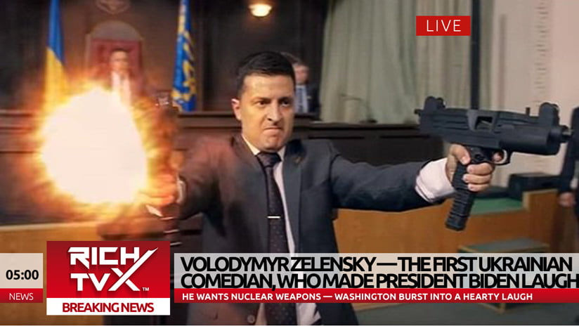 Volodymyr Zelensky — The First Ukrainian Comedian, Who Made President Biden Laugh