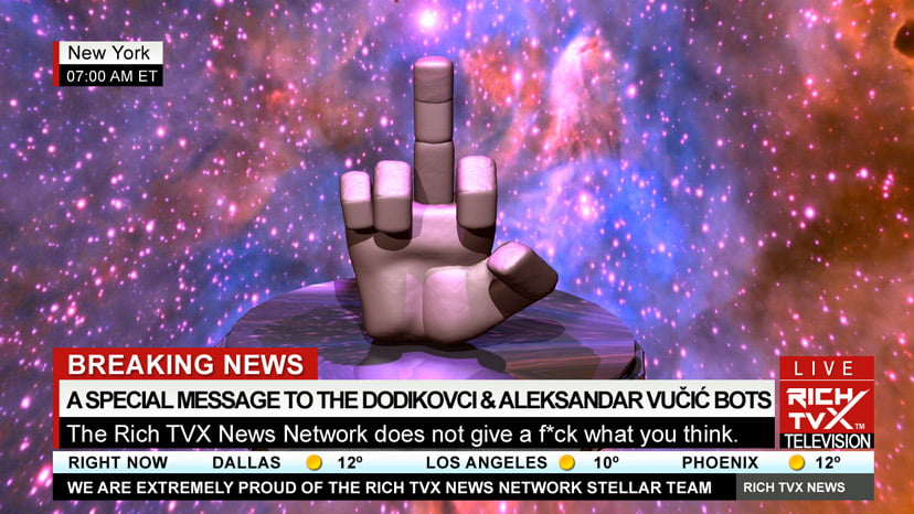 A special message to the Dodikovci & Aleksandar Vučić bots