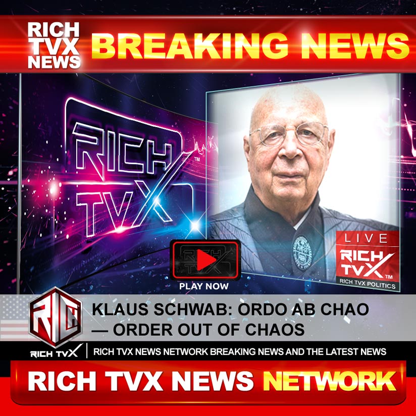 Klaus Schwab: Ordo Ab Chao — Order Out Of Chaos