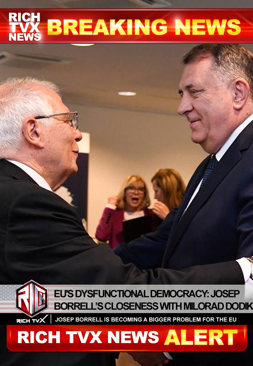Josep Borrell and Milorad Dodik