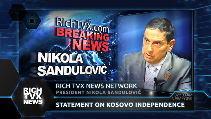 President Nikola Sandulović speaks out on Kosovo independence