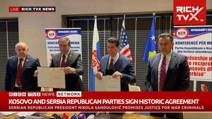 Kosovo and Serbia Republican Parties Sign Historic Agreement