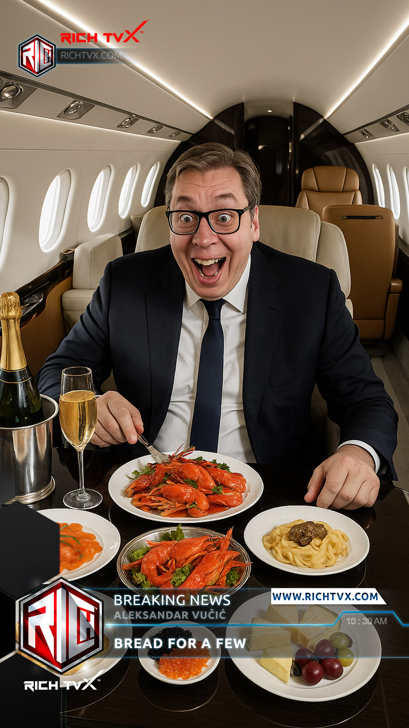 Bread for a Few: Vučić’s Opulence Amid Serbia’s Starving Children