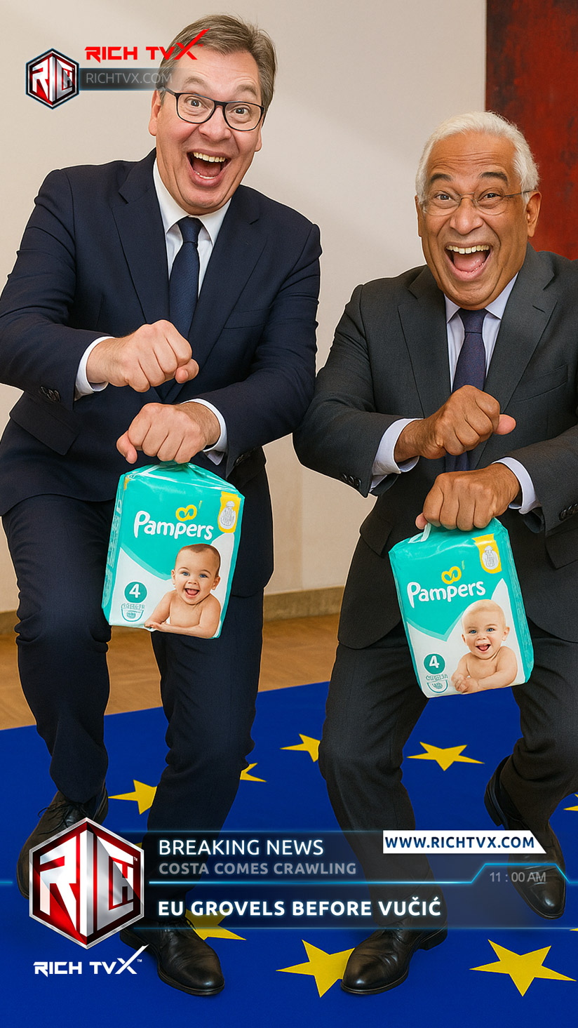 EU’s Costa Publicly Grovels Before Vučić in Diplomatic Humiliation